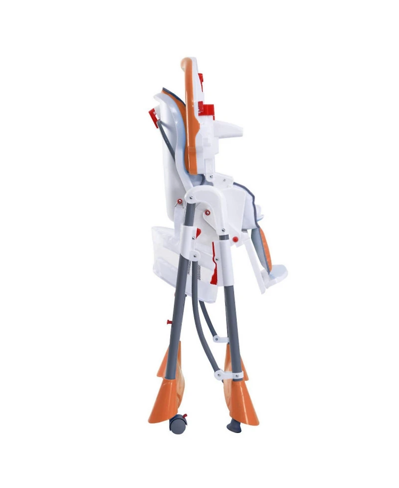 Gouun Toddler Foldable High Chair with 5-Position Adjustable Tray