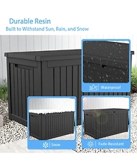 sumyeg 230 Gal. Resin Outdoor Storage Deck Box