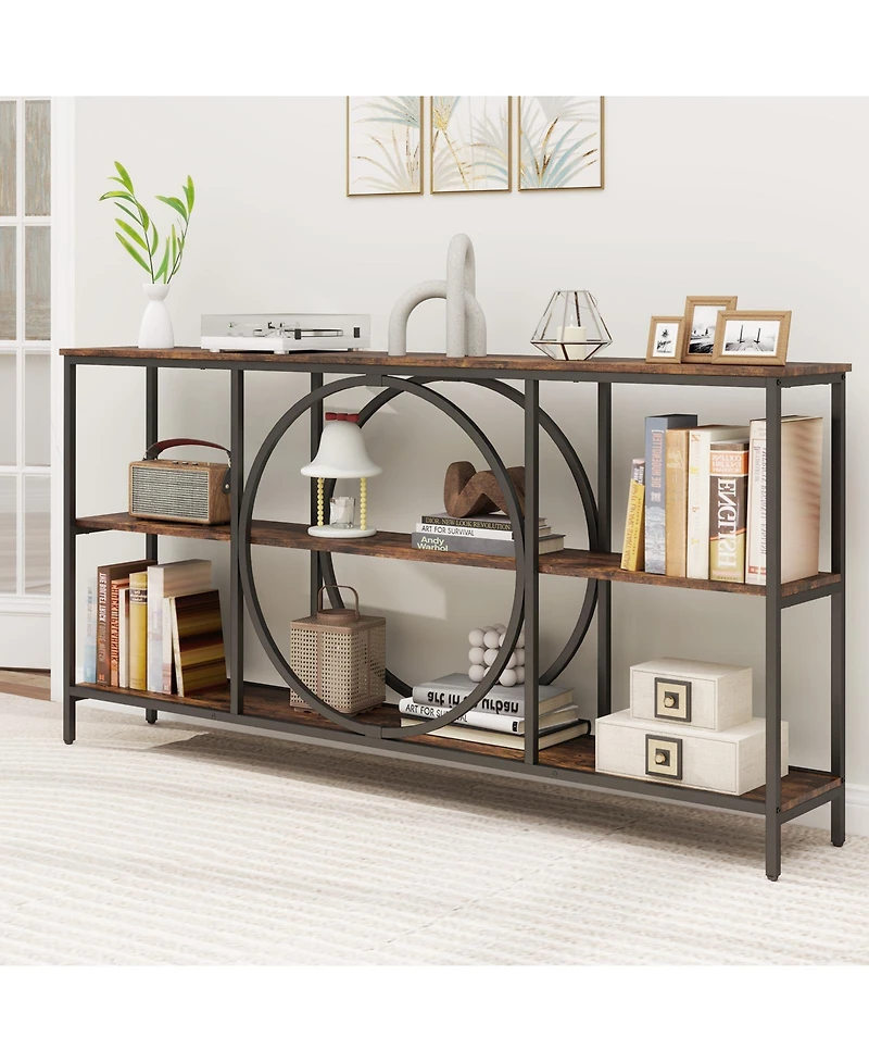 Slickblue Modern 3-Tier Console Table for Entryway or Hallway