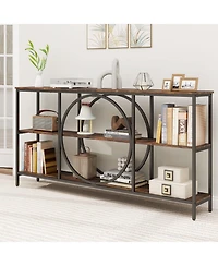 Slickblue Modern 3-Tier Console Table for Entryway or Hallway