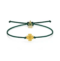 Mantra Clover Good Luck Bracelet