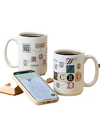 Uncommon Goods Word Nerd Interactive Qr Mug
