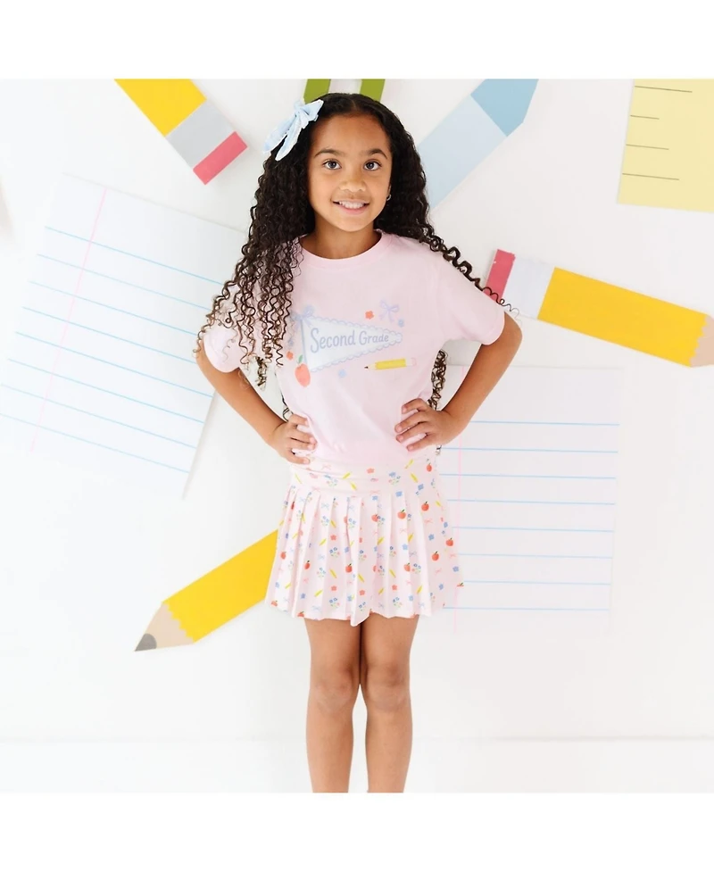 Sweet Wink Toddler Girls Back To School Athletic Skirt