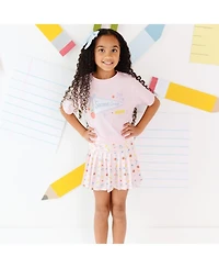 Sweet Wink Toddler Girls Back To School Athletic Skirt