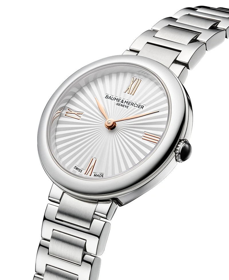 Baume & Mercier Women's De Baume Mercier Silver Stainless Steel Watch 28mm