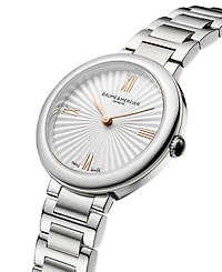 Baume & Mercier Women's De Baume Mercier Silver Stainless Steel Watch 28mm