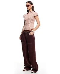 Lioness Women's Mon Cheri Short-Sleeve Blouse