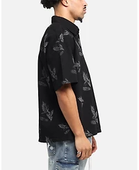 Saint Morta Men's Doves Boxy Denim Button Up Shirt