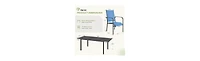 Erommy 7 Piece Patio Outdoor Dining Table And Chairs Set For 4 To 8