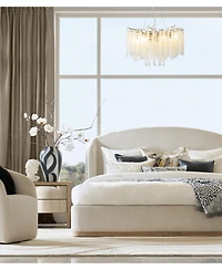 Z Gallerie Glimmer Mirrored Nightstand