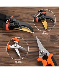 Xdovet Pruning Shears Garden Pruners and Gloves Set
