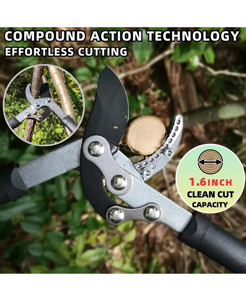 Xdovet Loppers Hedge Shears Pruners Set Garden Clippers Kit