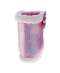 Disney Toddler Gril's Booties Warm, Fluffy, and Fun House Slippers