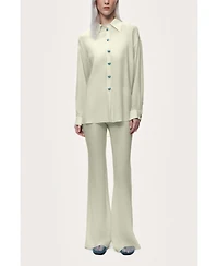 Nocturne Women's High-Waist Flare Trousers