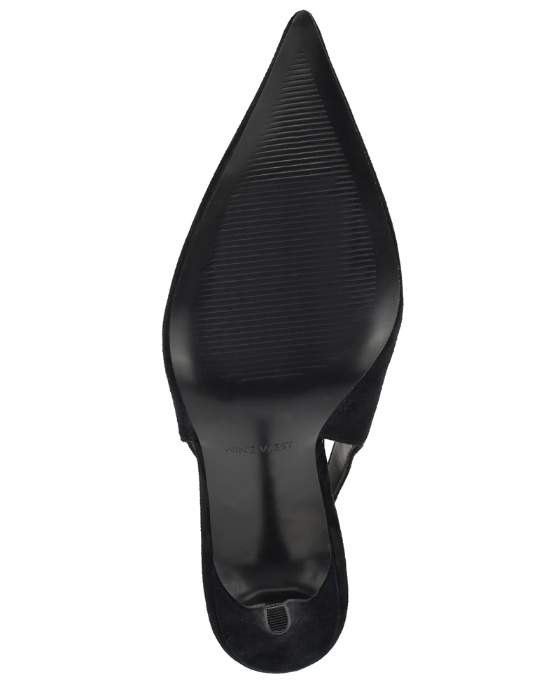 Nine West Women's Gerts Pointed Toe Slingback Dress Pumps
