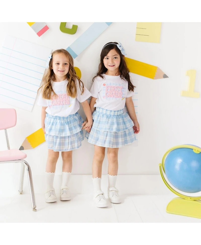 Sweet Wink Toddler Girls Plaid Skort