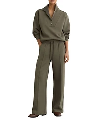 Reiss Women's Bella Button Sweat