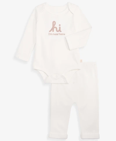 First Impressions Baby 0M-24M Hi Bodysuit & Pants, 2-Piece Set, Macy's Exclusive