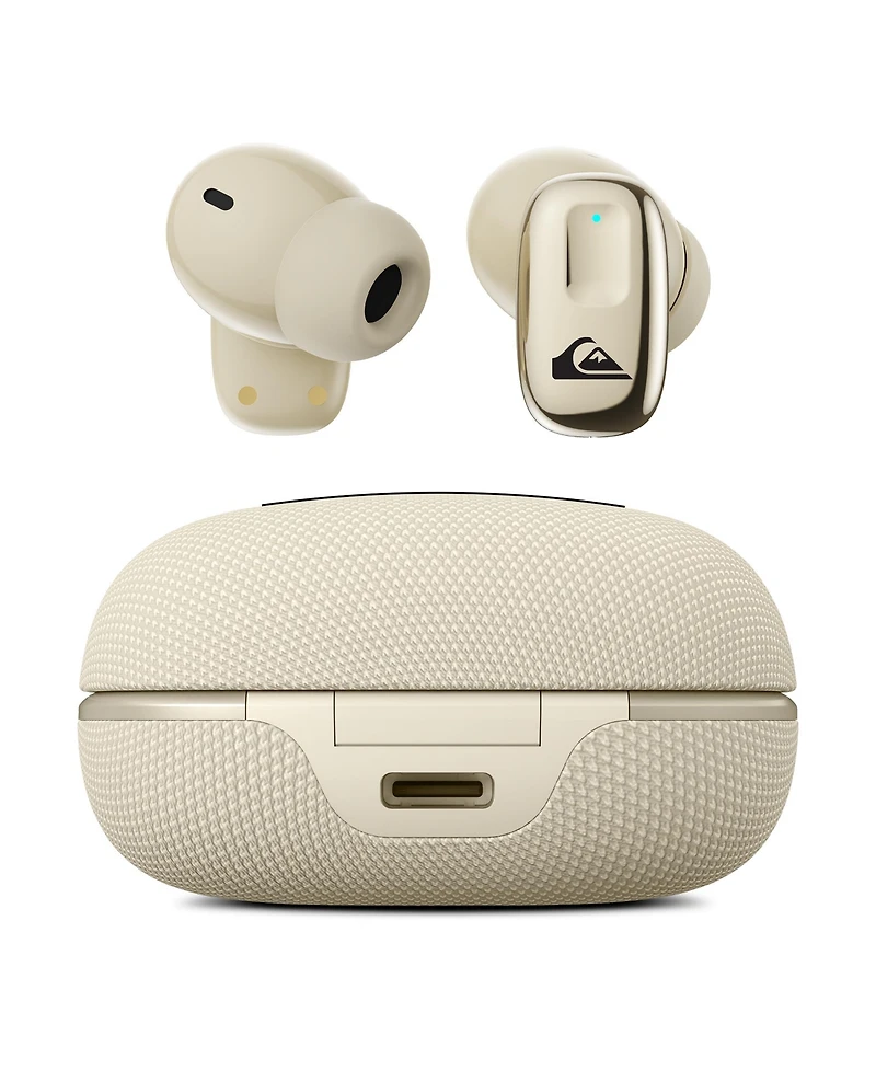 Quiksilver in-Ear Wireless Earbuds, Easy Pairing, Smart Battery Display & Touch Controls, Comfortable, 18H Playtime, Sweat and Water Resistant