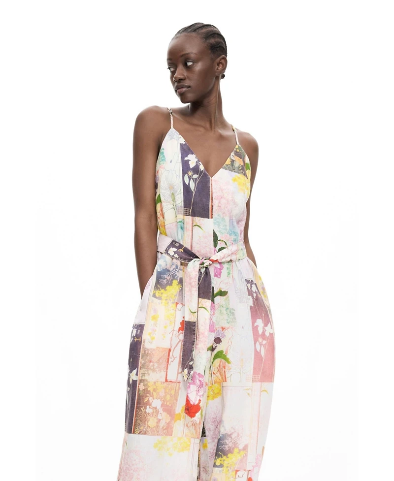 Desigual Women's Printed Long Jumpsuit