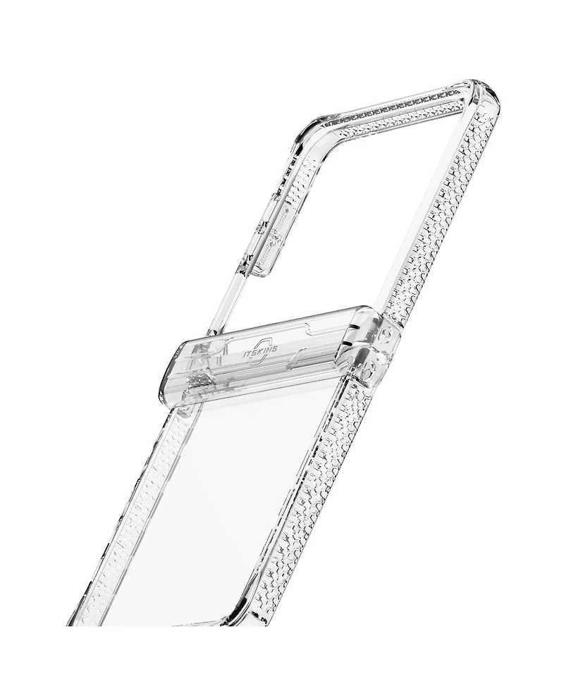 Itskins Hybrid_R Clear Hinge Case for Samsung Galaxy Z Flip7 - Transparent