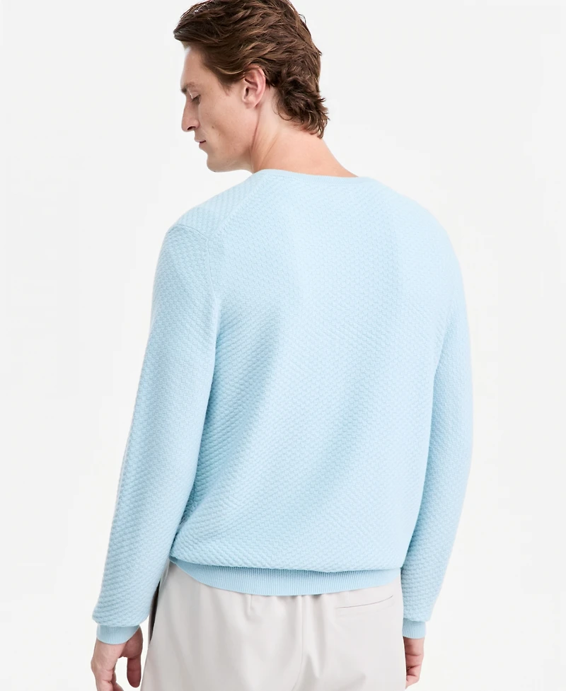 Alfani Men's V-Neck Merino-Blend Sweater, Macy's Exclusive