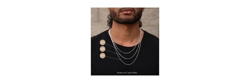 Vincero Men's St. Patrick Pendant - 21" Silver Chain