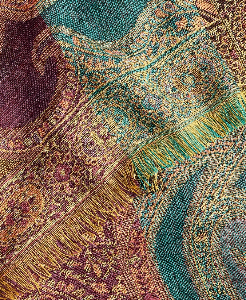 I.n.c. International Concepts All Over Paisley with Lurex Scarf, Macy's Exclusive