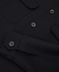 Reiss Men's Peshi Button Through Twin Pocket Overshirt