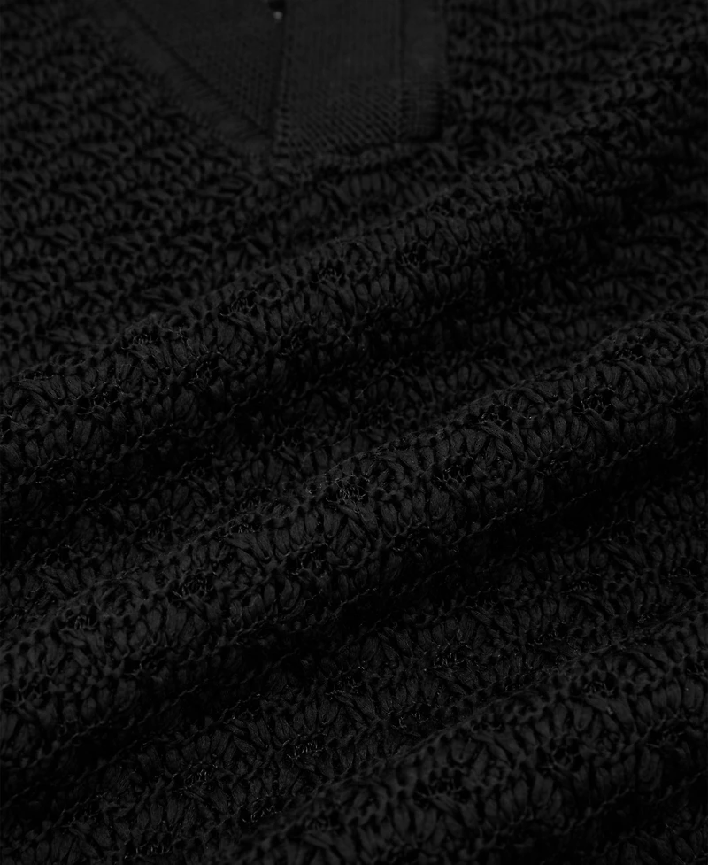 Reiss Men's Raffarty Open Collar Stitch Detail Polo Shirt