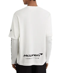 Reiss Men's Rovik Mclaren Double Layer T-Shirt