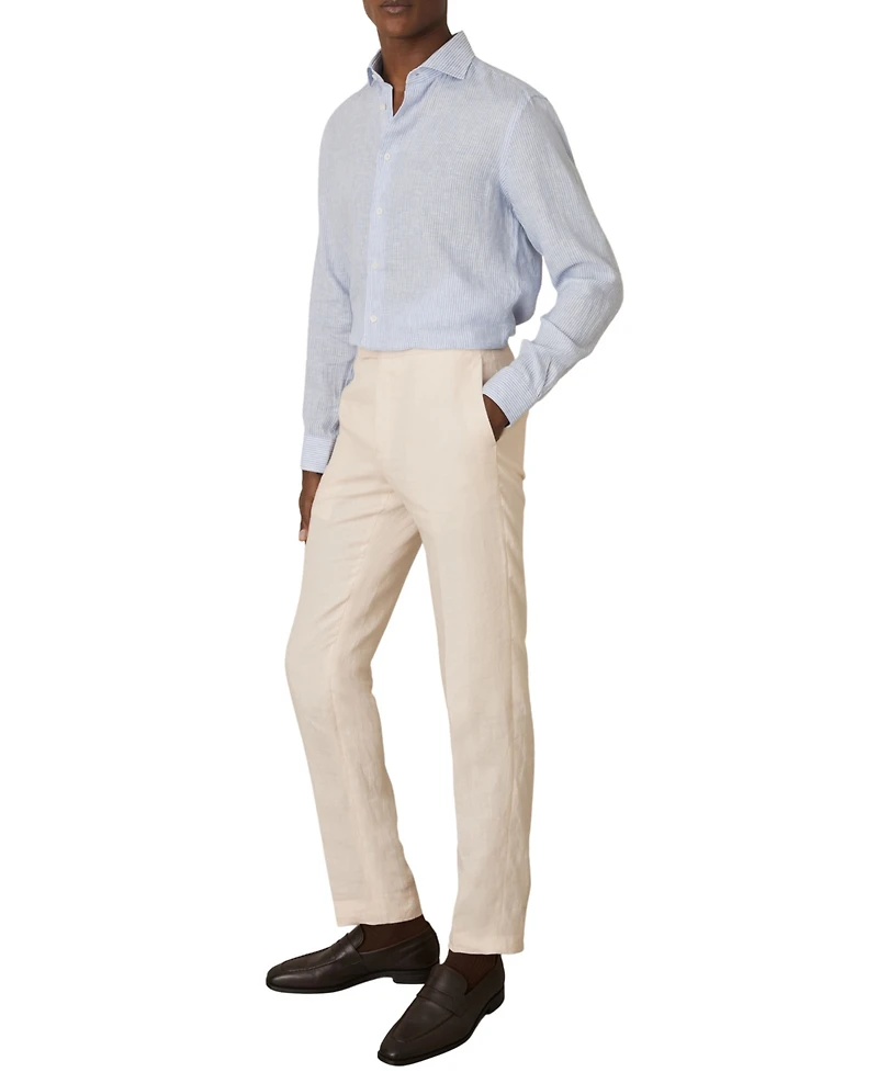 Reiss Men's Ruban Linen Shirt