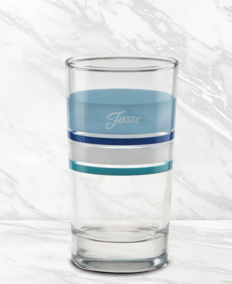 Fiesta Coastal Blues Juice Glasses, Set of 4