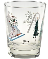 Fiesta Holly Jolly Christmas Double Old Fashioned Glasses, Set of 6