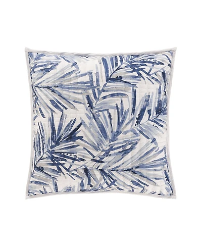 Salt Life Palm Beach Square Quilted Decorative Pillow, 20" x 20"