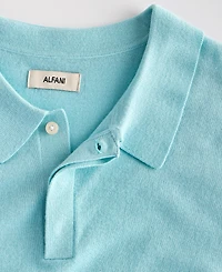 Alfani Men's Merino Wool-Blend Regular-Fit Polo Shirt, Macy's Exclusive