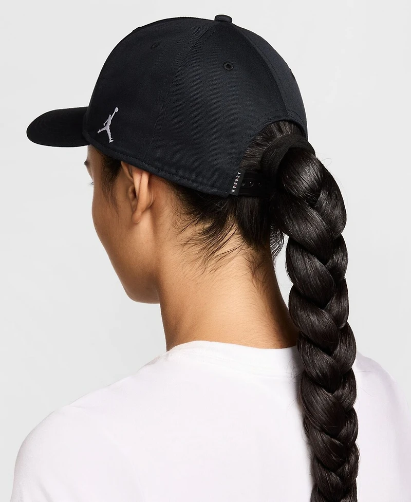 Jordan Men's and Women's Black Luka Rise Adjustable Hat