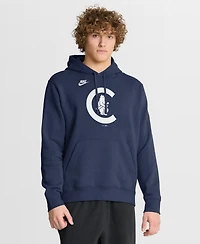 Nike Men's Navy Chicago Cubs Cooperstown Collection Logo Club Hoodie