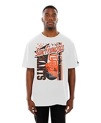 New Era Men's White San Francisco Giants Big Graphic Domestic T-Shirt