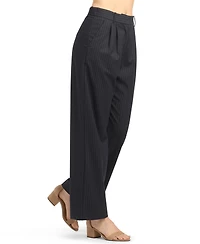 Bcx Women's Pinstripe Pleated Pants