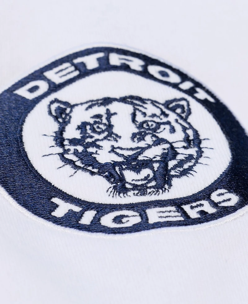 Mitchell & Ness Men's White Detroit Tigers Arctic Fleece Sweatshirt