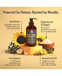 M3 Anti-Cellulite Massage Oil, Grapefruit & Lemon | 8oz