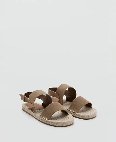 Mango Men's Leather Buckle Straps Sandals
