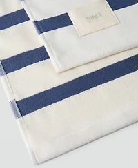 Mango Men's Cotton Striped Beach Towel