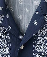 Mango Men's Printed Fluid Regular-Fit Shirt