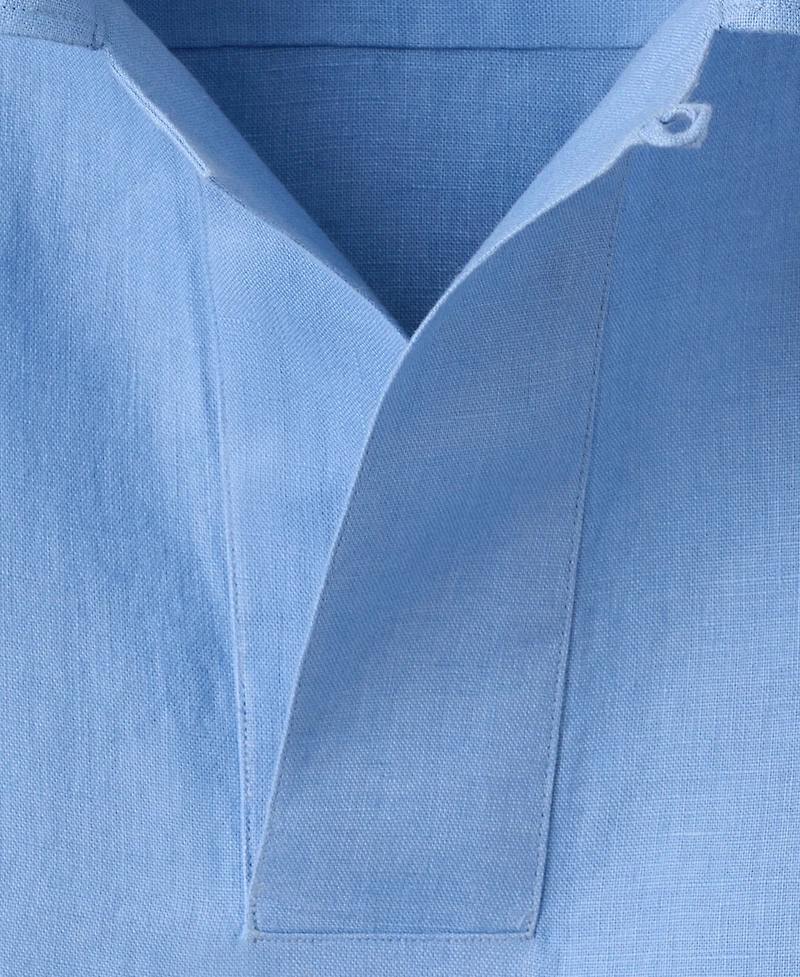 Mango Men's Linen Polo Shirt