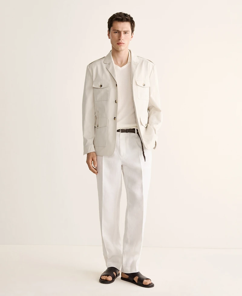Mango Men's Italian Cotton Jacket