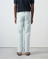 Mango Men's Cotton Relaxed Fit Jeans