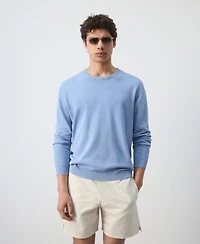 Mango Men's Cotton Fine-Knit Sweater