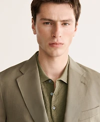 Mango Men's Slim-Fit Wool-Cotton Suit Jacket
